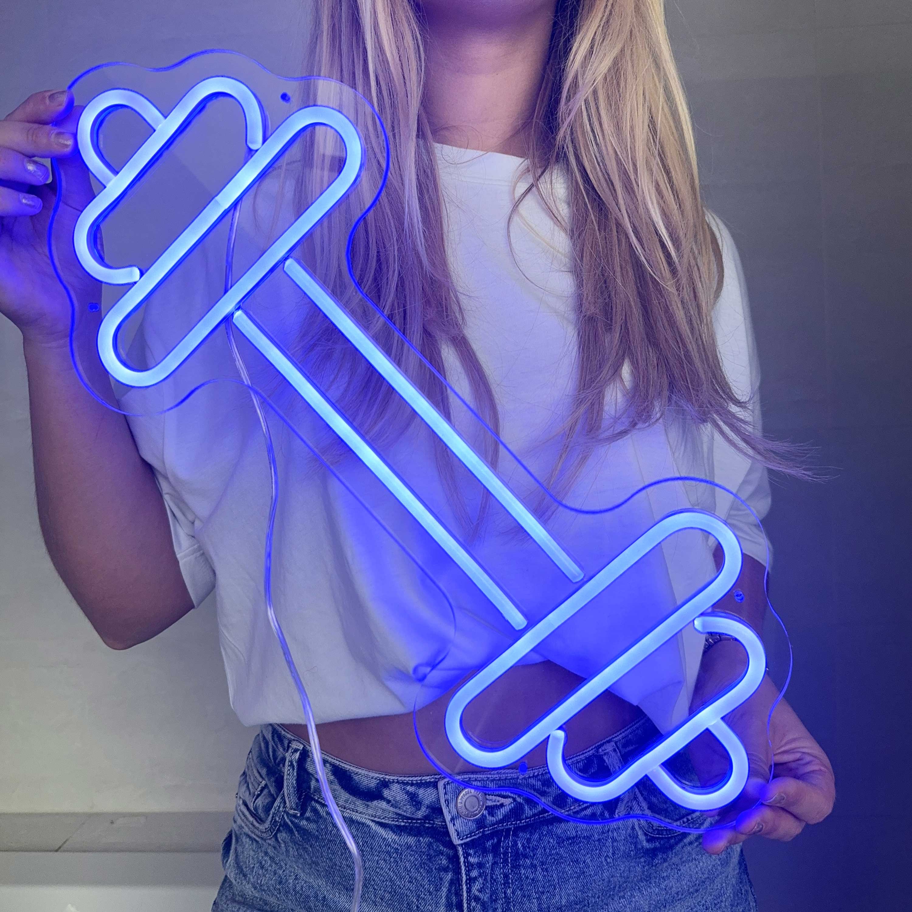 Insegna al neon Manubrio