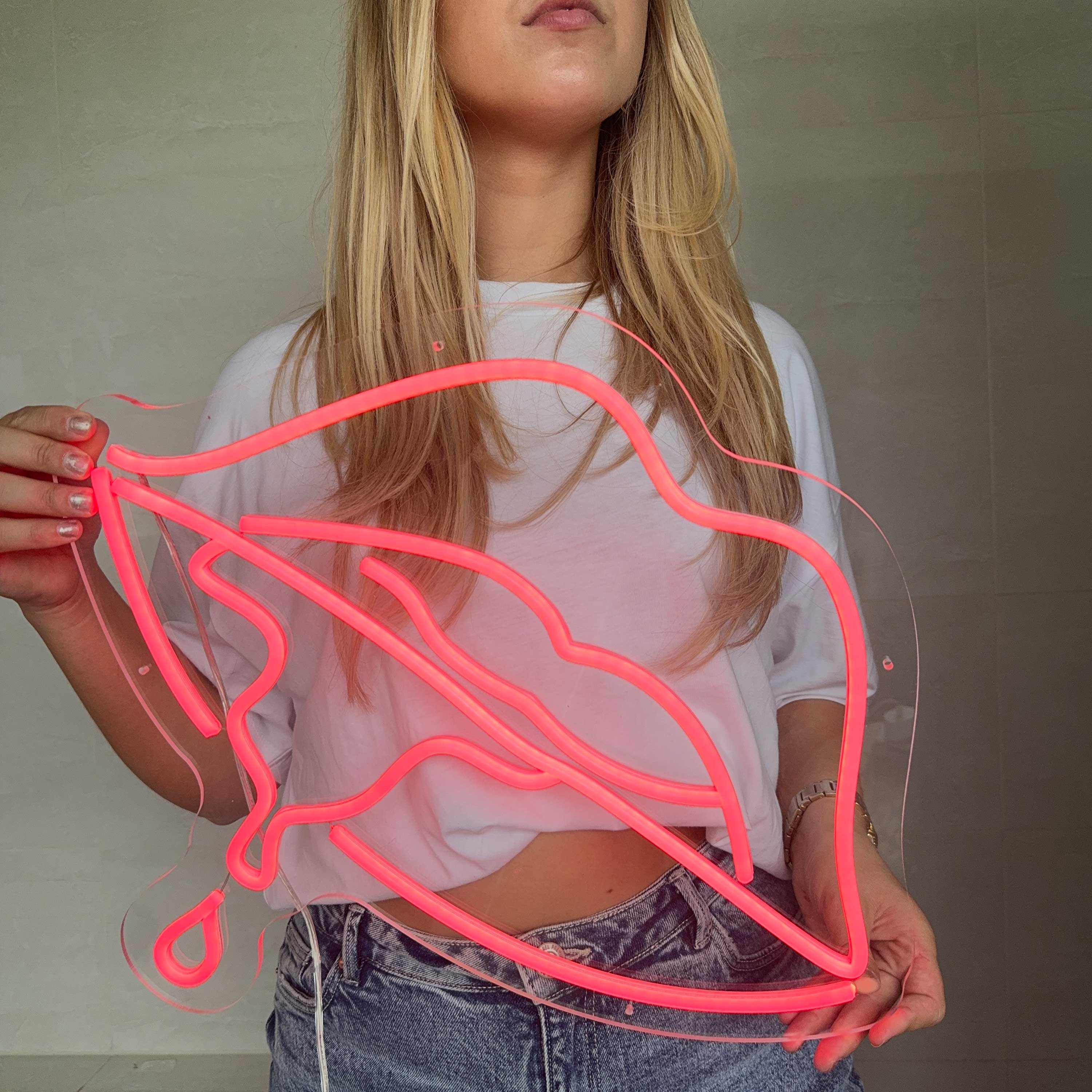 Insegna al neon Labbro Mordente