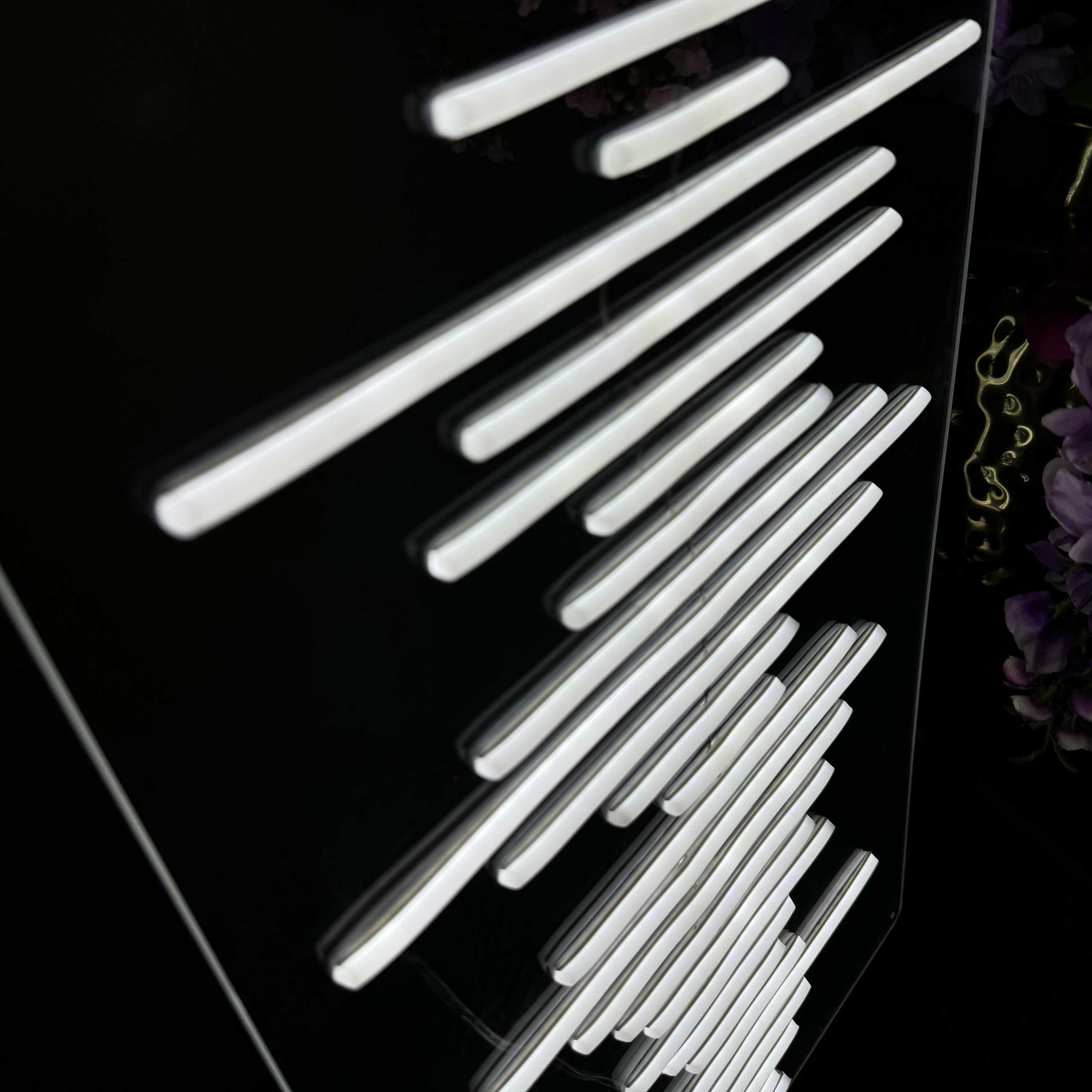 Insegna al neon Bar della musica