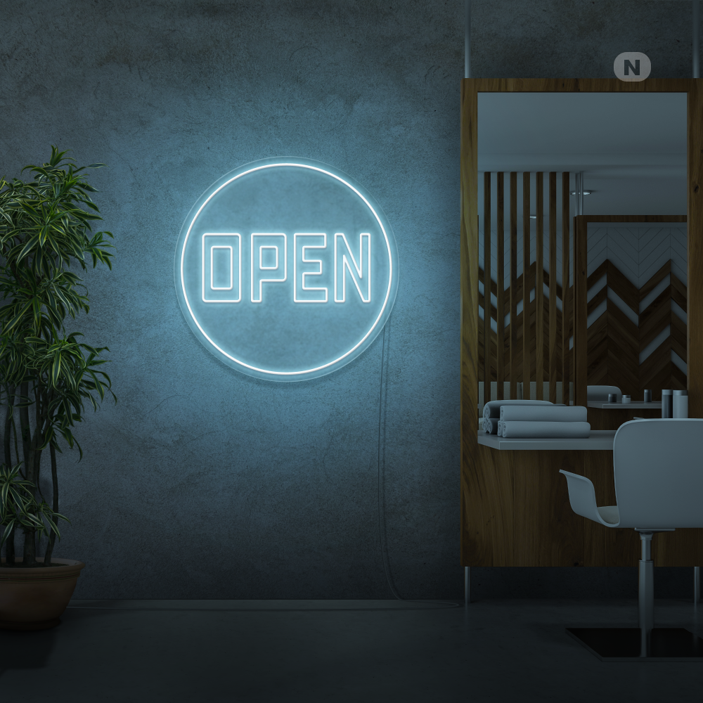Insegna Al Neon Open