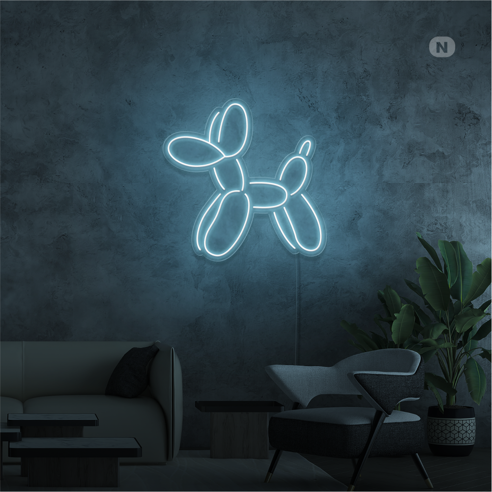 Insegna Al Neon Cane Ballon