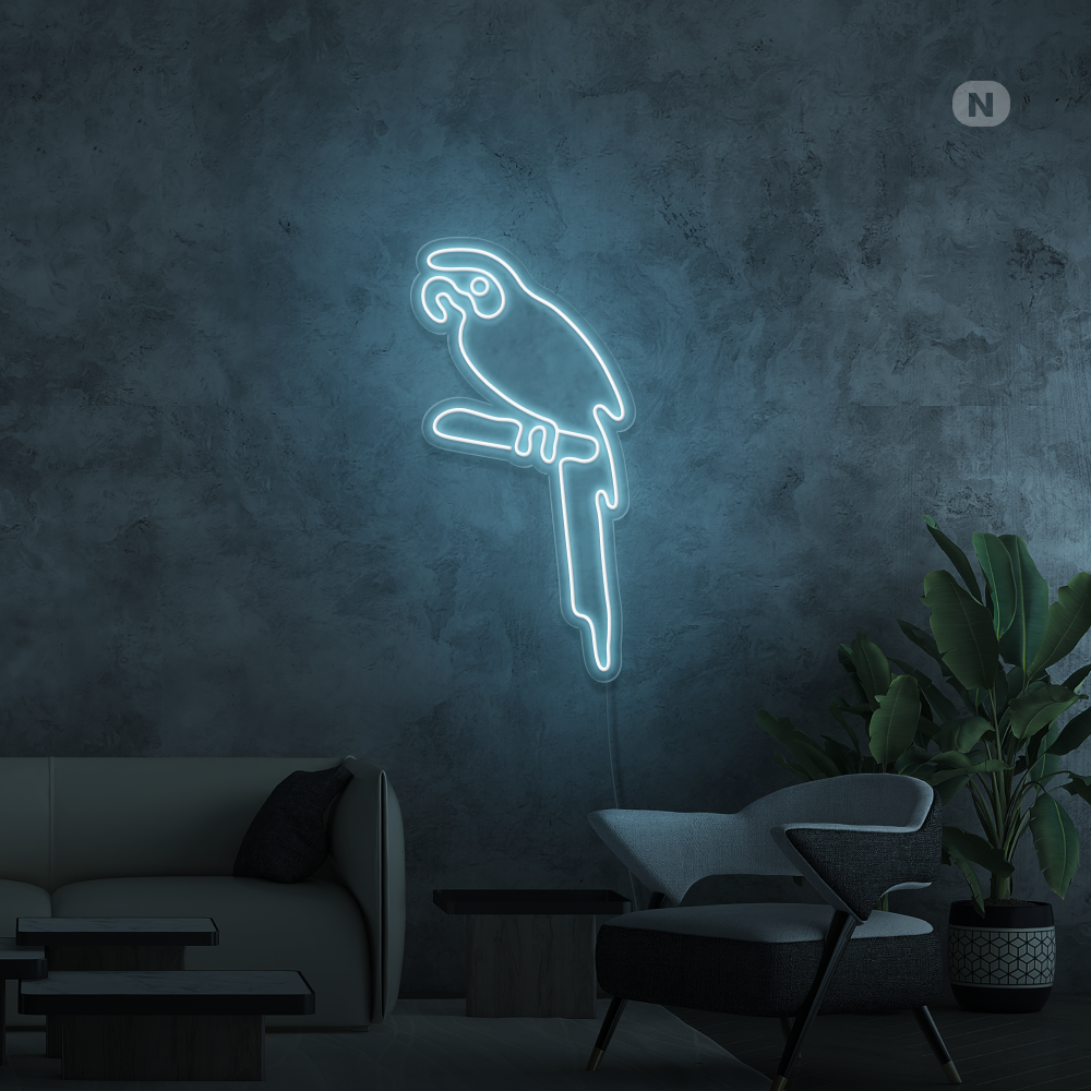 Insegna Al Neon Pappagallo
