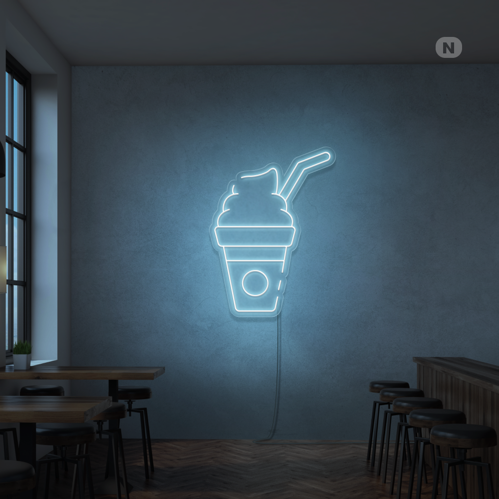 Insegna al neon Frullato