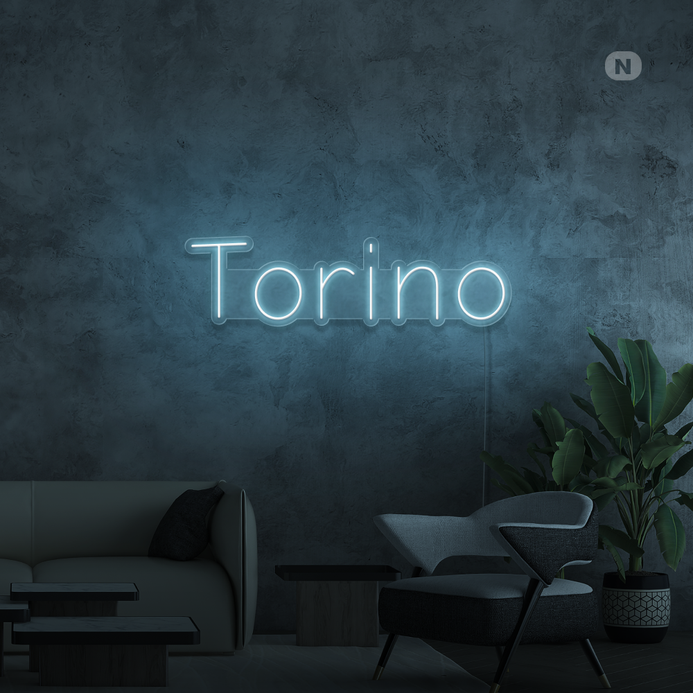 Insegna al neon Torino