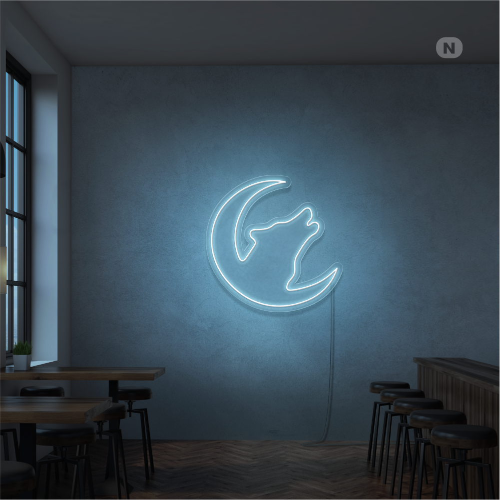 Insegna Al Neon Lupo