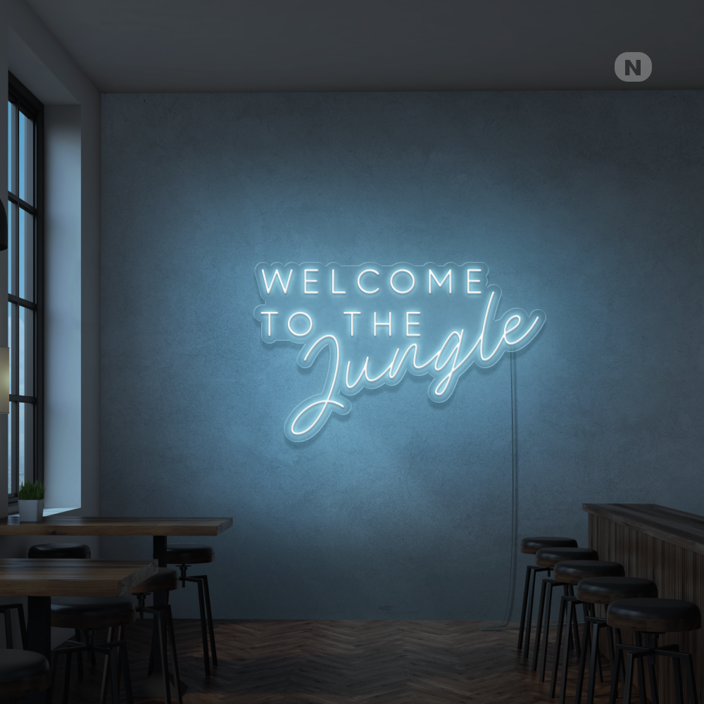 Insegna Al Neon Welcome to the Jungle