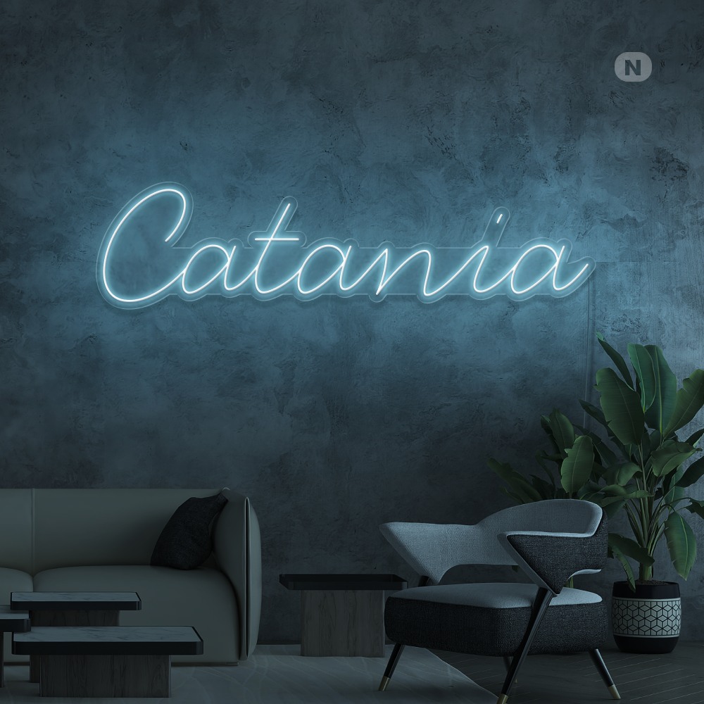 Insegna al neon Catania