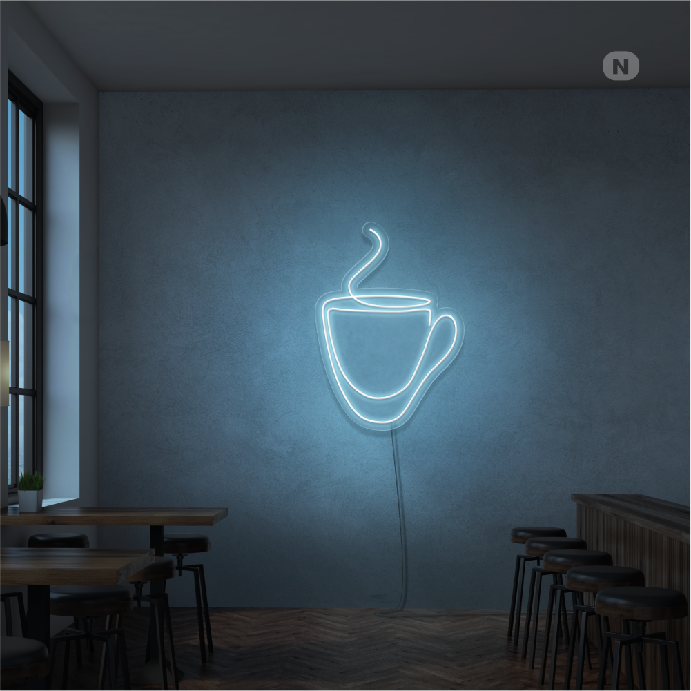 Insegna Al Neon Tazza da caffè