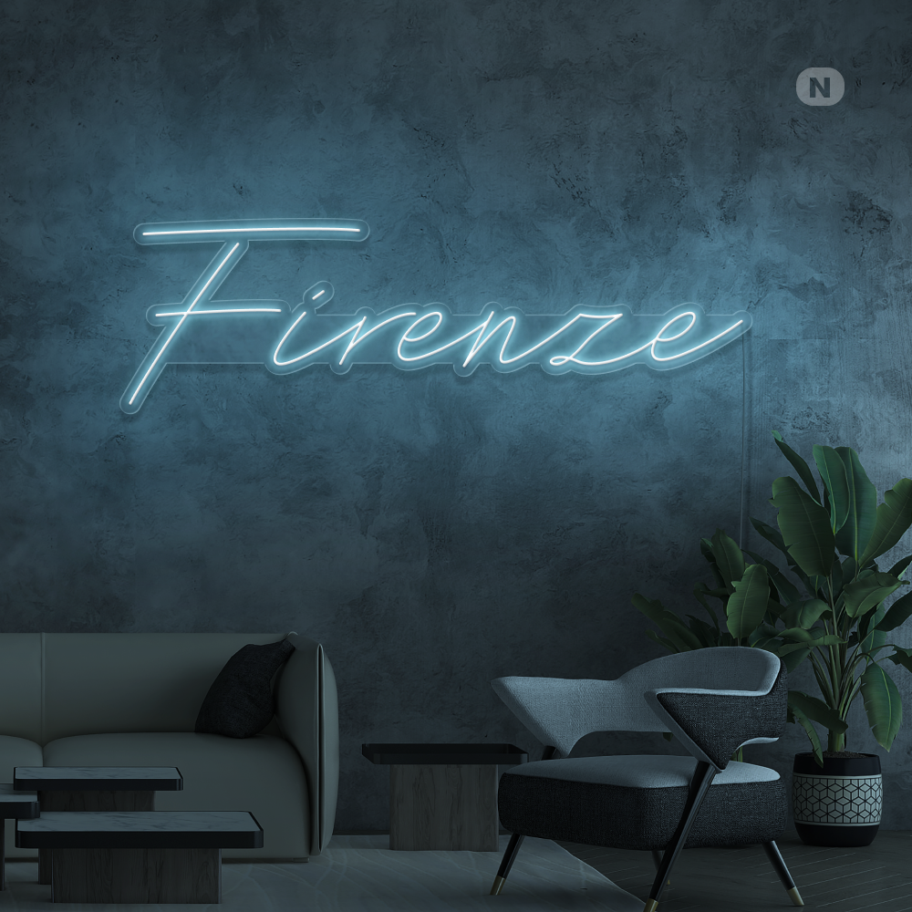 Insegna al neon Firenze