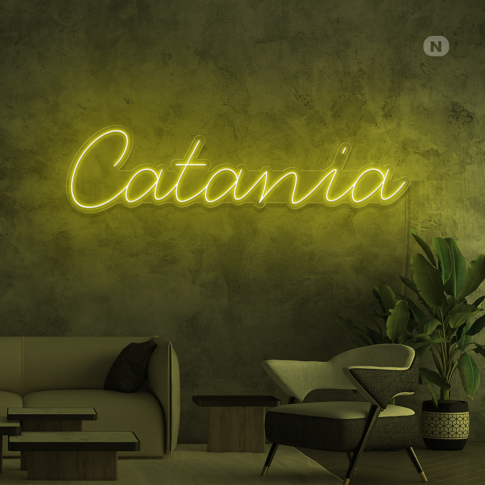 Insegna al neon Catania