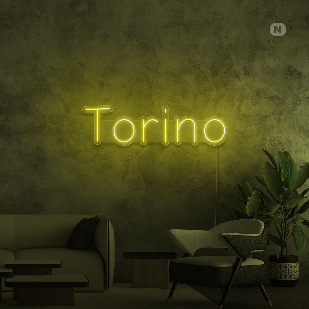 Insegna al neon Torino