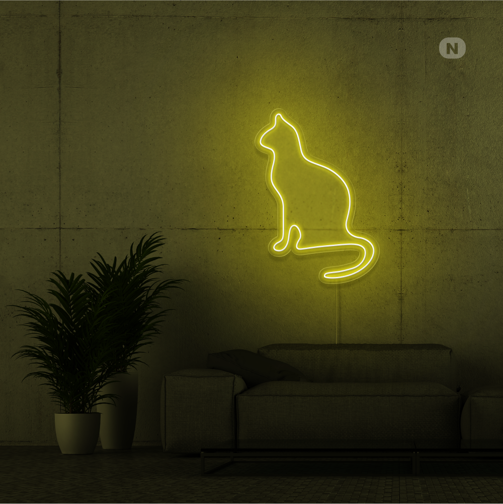 Insegna Al Neon Gatto