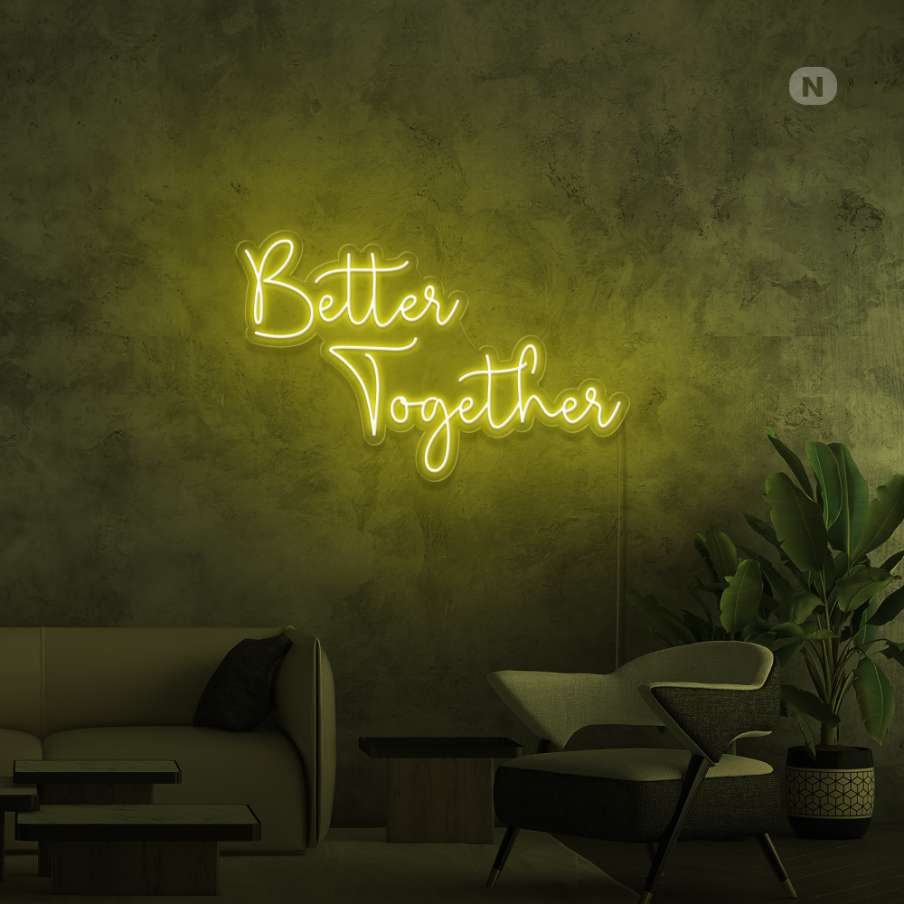 Insegna Al Neon Better Together