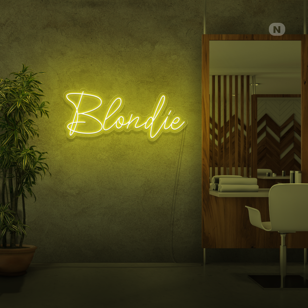 Insegna Al Neon Blondie