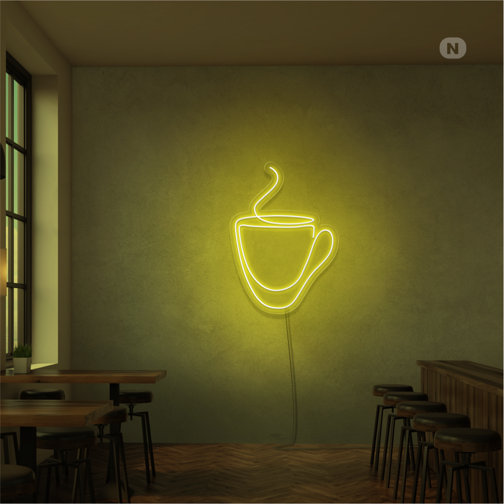Insegna Al Neon Tazza da caffè