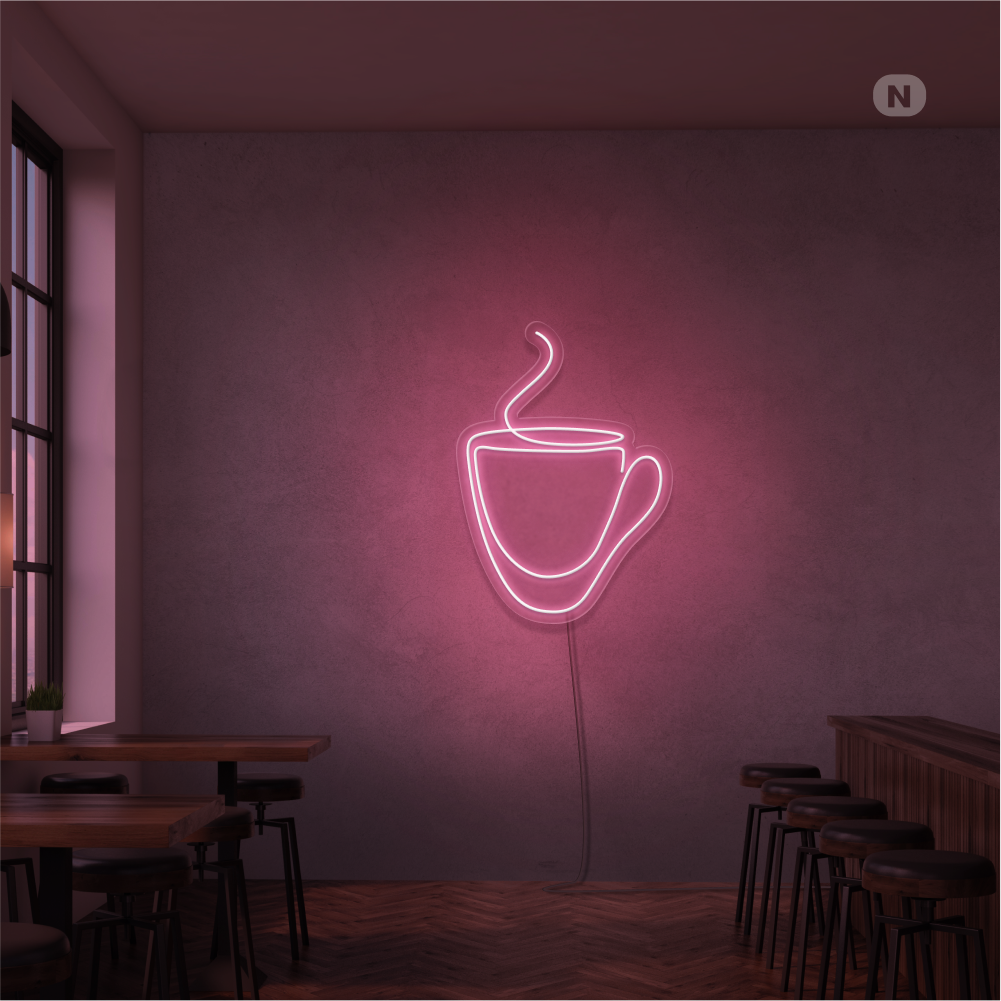 Insegna Al Neon Tazza da caffè