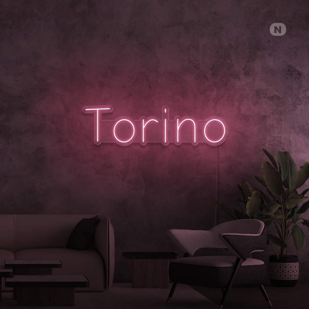 Insegna al neon Torino