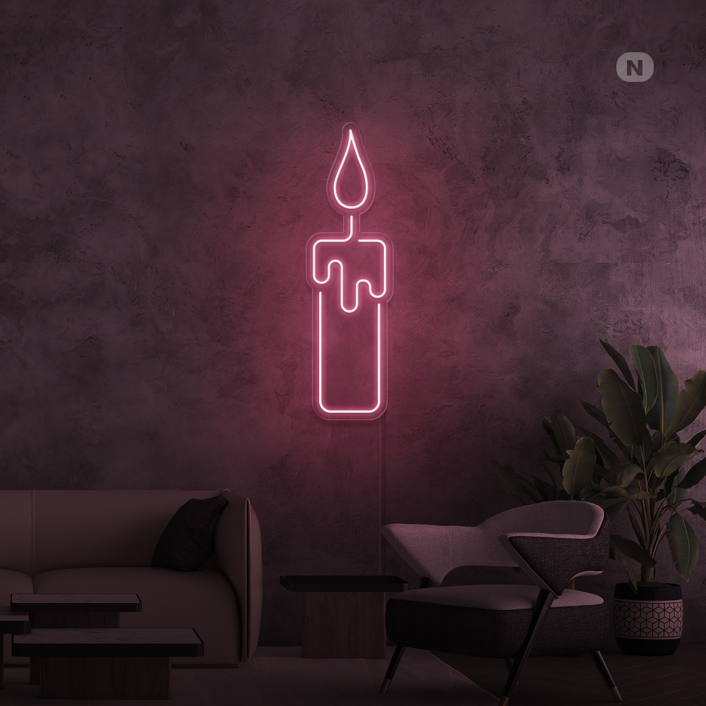 Insegna Al Neon Candela