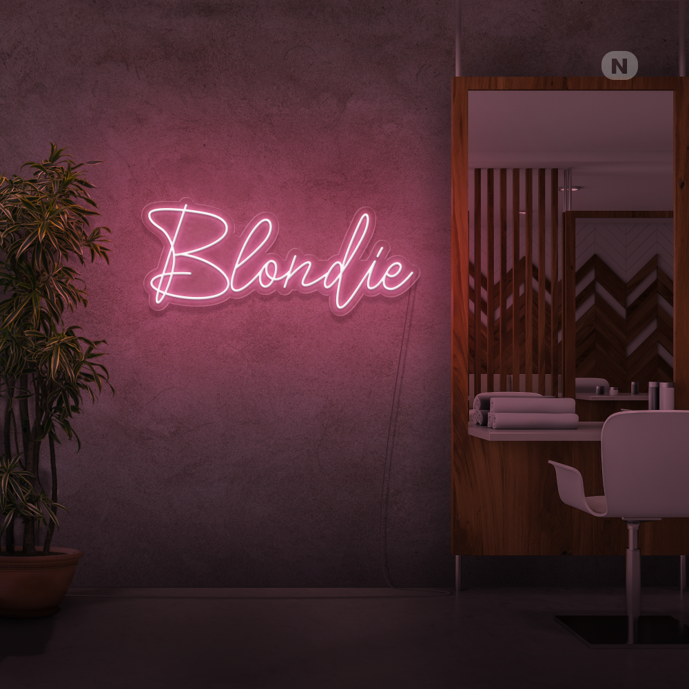 Insegna Al Neon Blondie