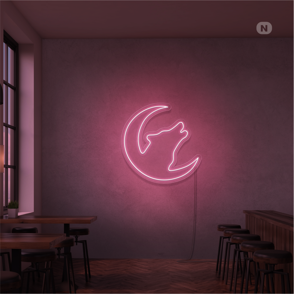 Insegna Al Neon Lupo