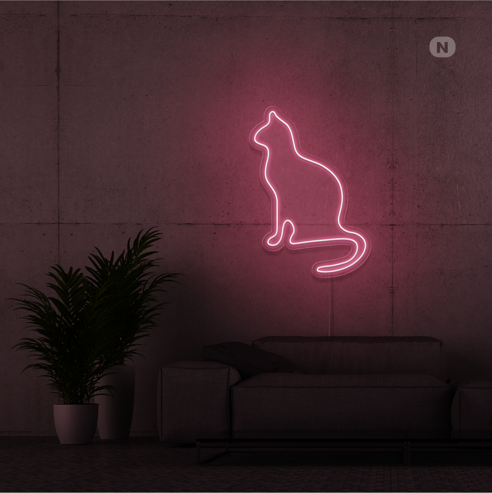 Insegna Al Neon Gatto