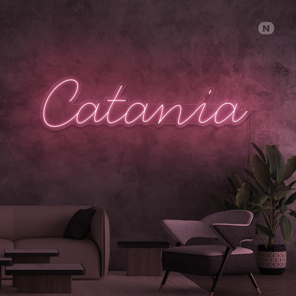 Insegna al neon Catania