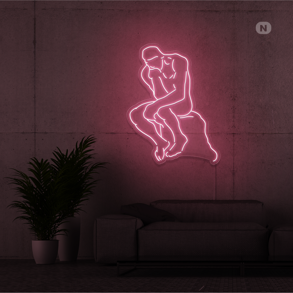 Insegna Al Neon Il pensatore