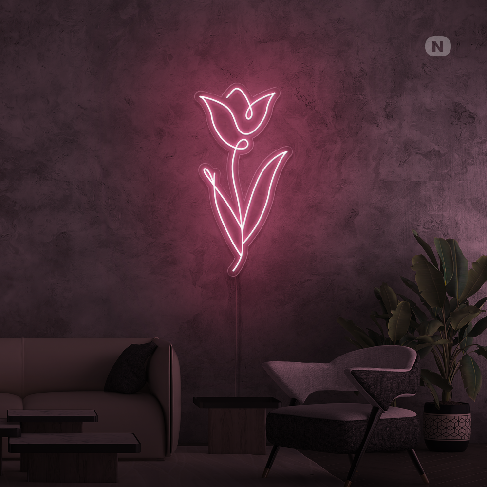 Insegna al neon Rosa