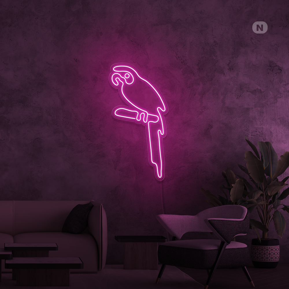 Insegna Al Neon Pappagallo