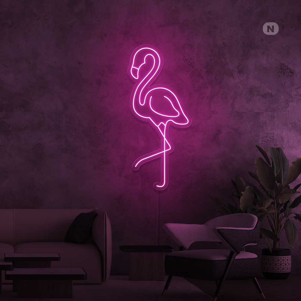 Insegna Al Neon Fenicottero