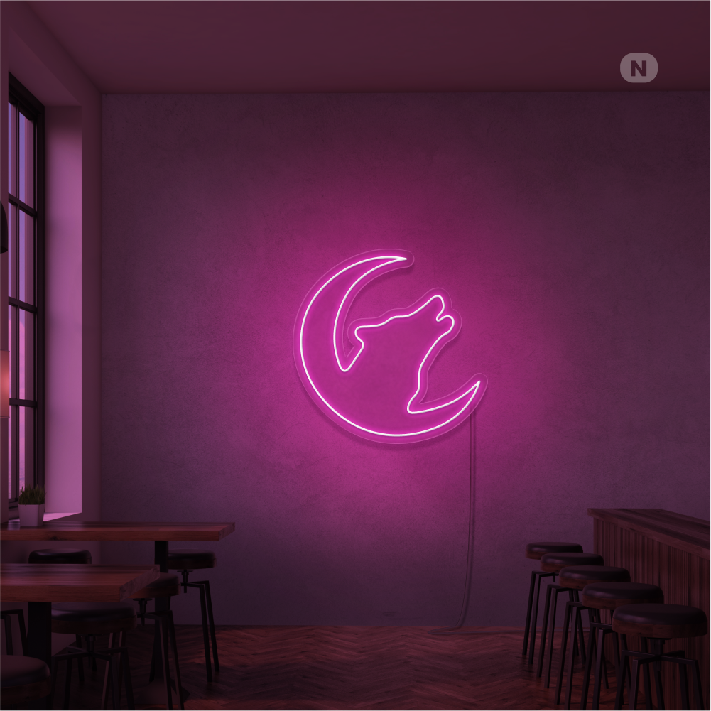 Insegna Al Neon Lupo