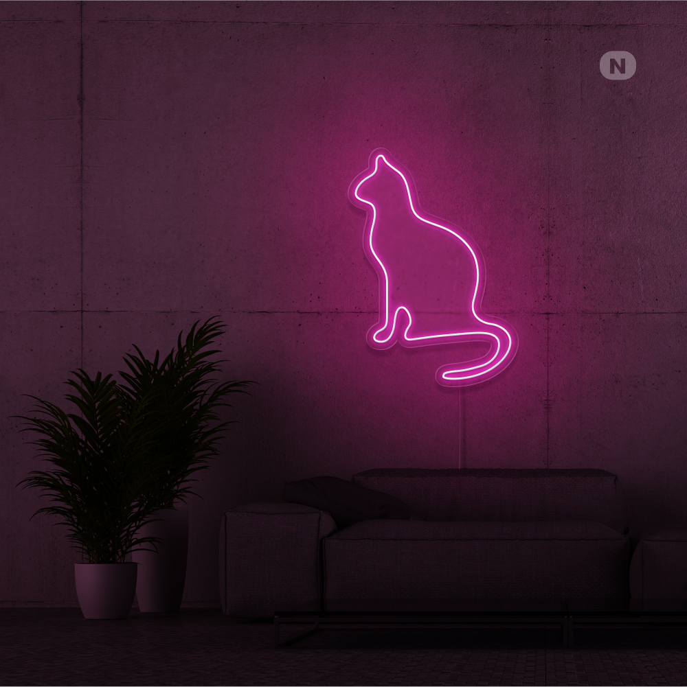 Insegna Al Neon Gatto