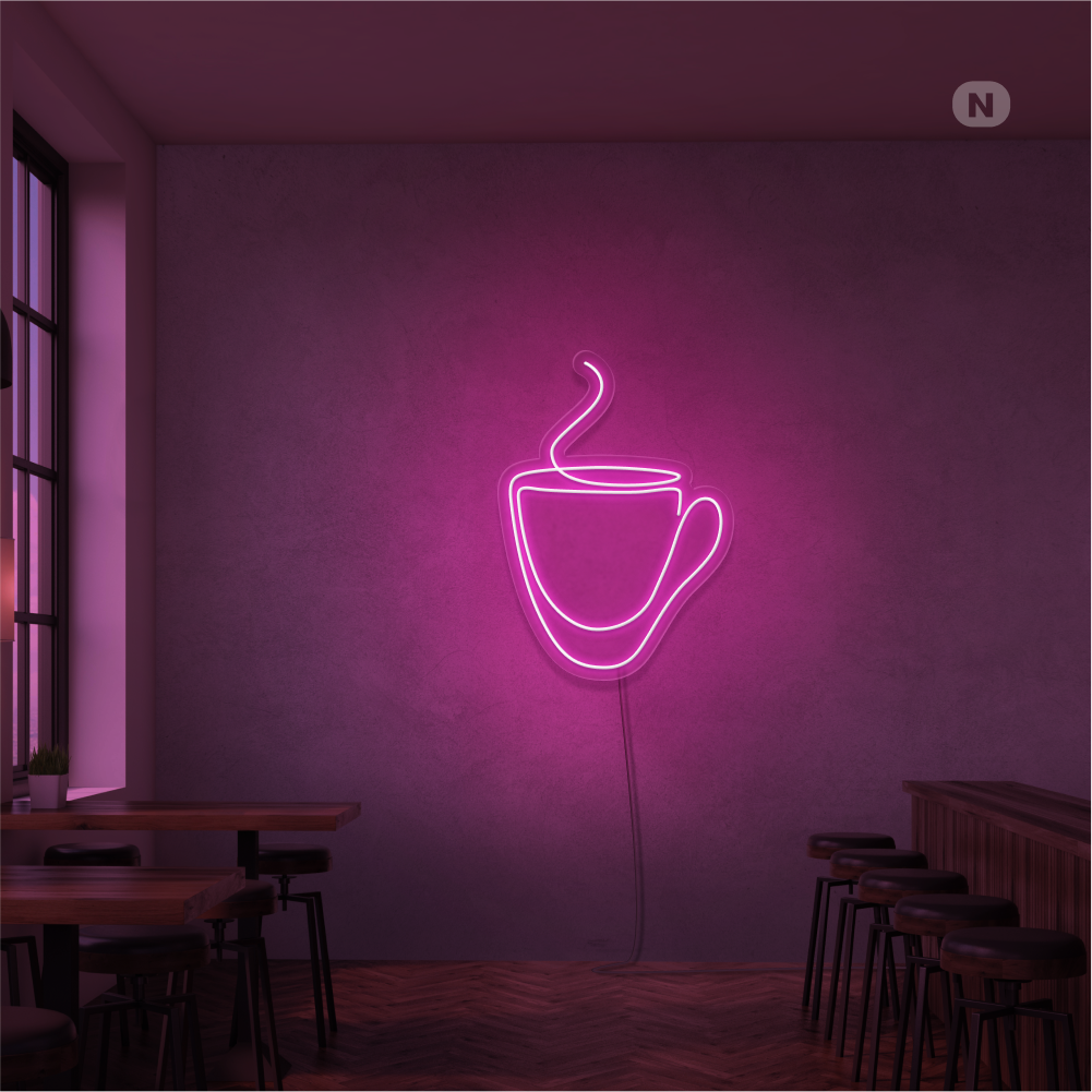 Insegna Al Neon Tazza da caffè