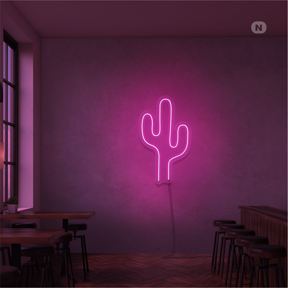 Insegna Al Neon Cactus