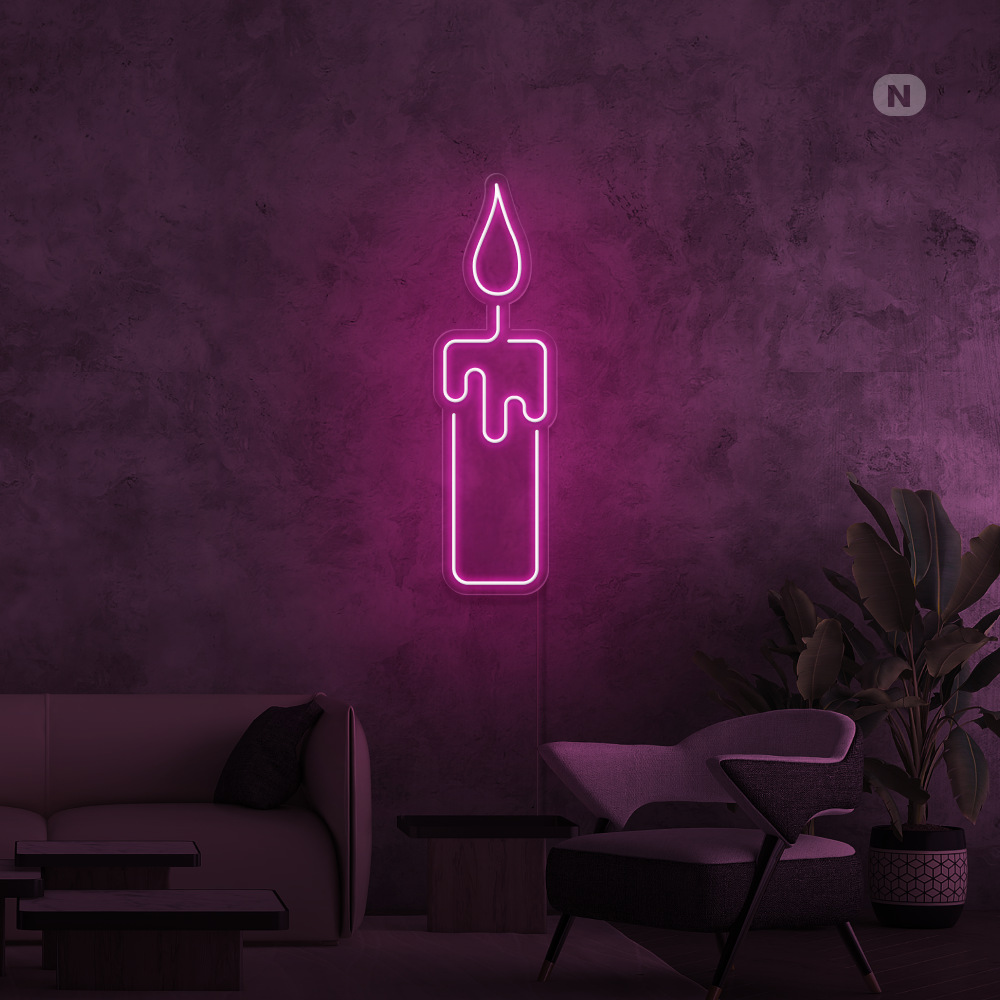 Insegna Al Neon Candela