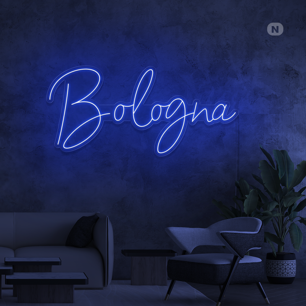 Insegna al neon Bologna