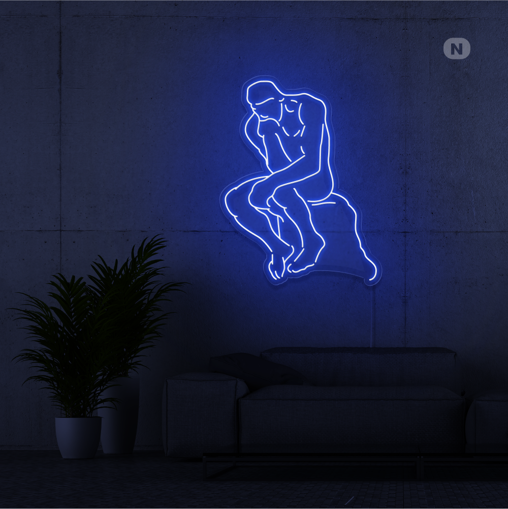 Insegna Al Neon Il pensatore