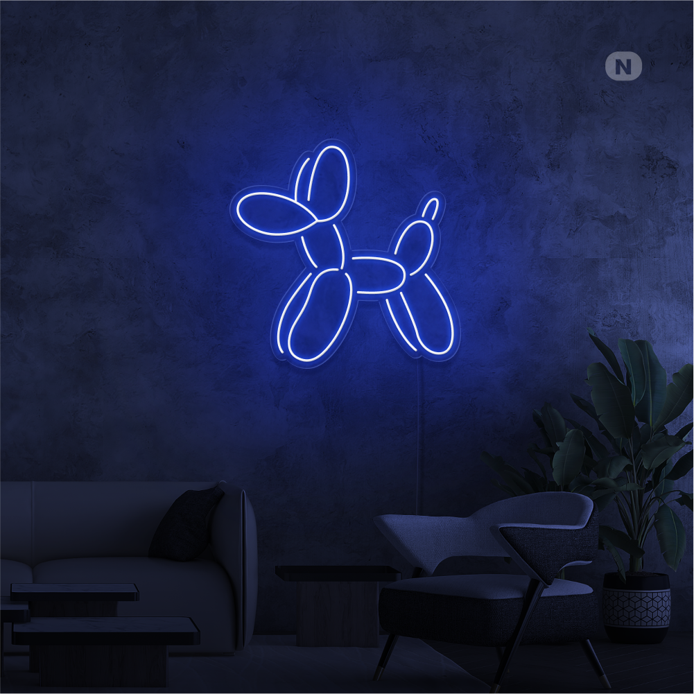 Insegna Al Neon Cane Ballon