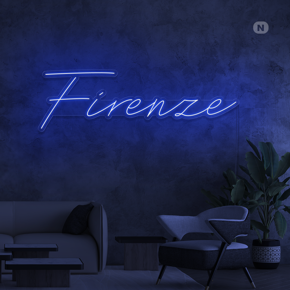 Insegna al neon Firenze