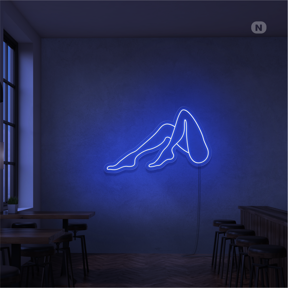 Insegna Al Neon Gambe di donna