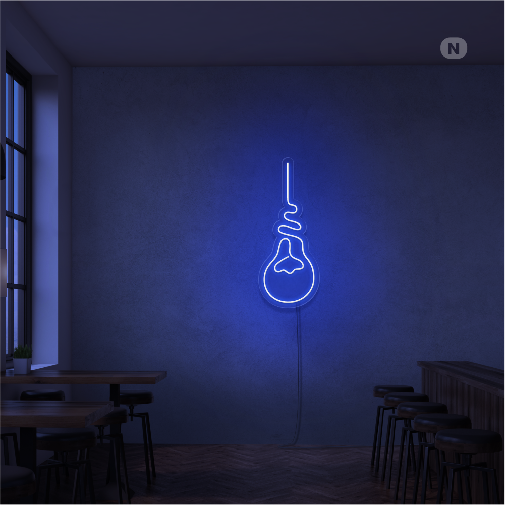 Insegna Al Neon Lampadina
