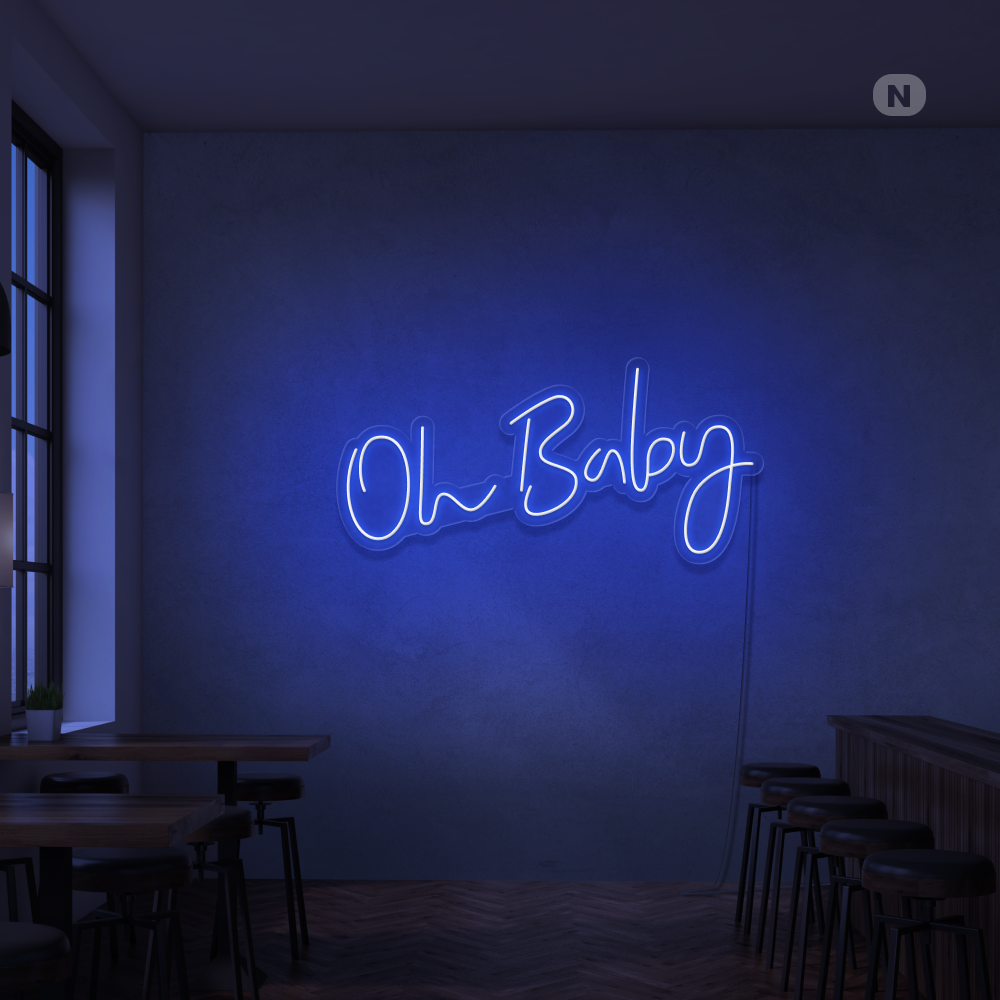 Insegna Al Neon Oh Baby