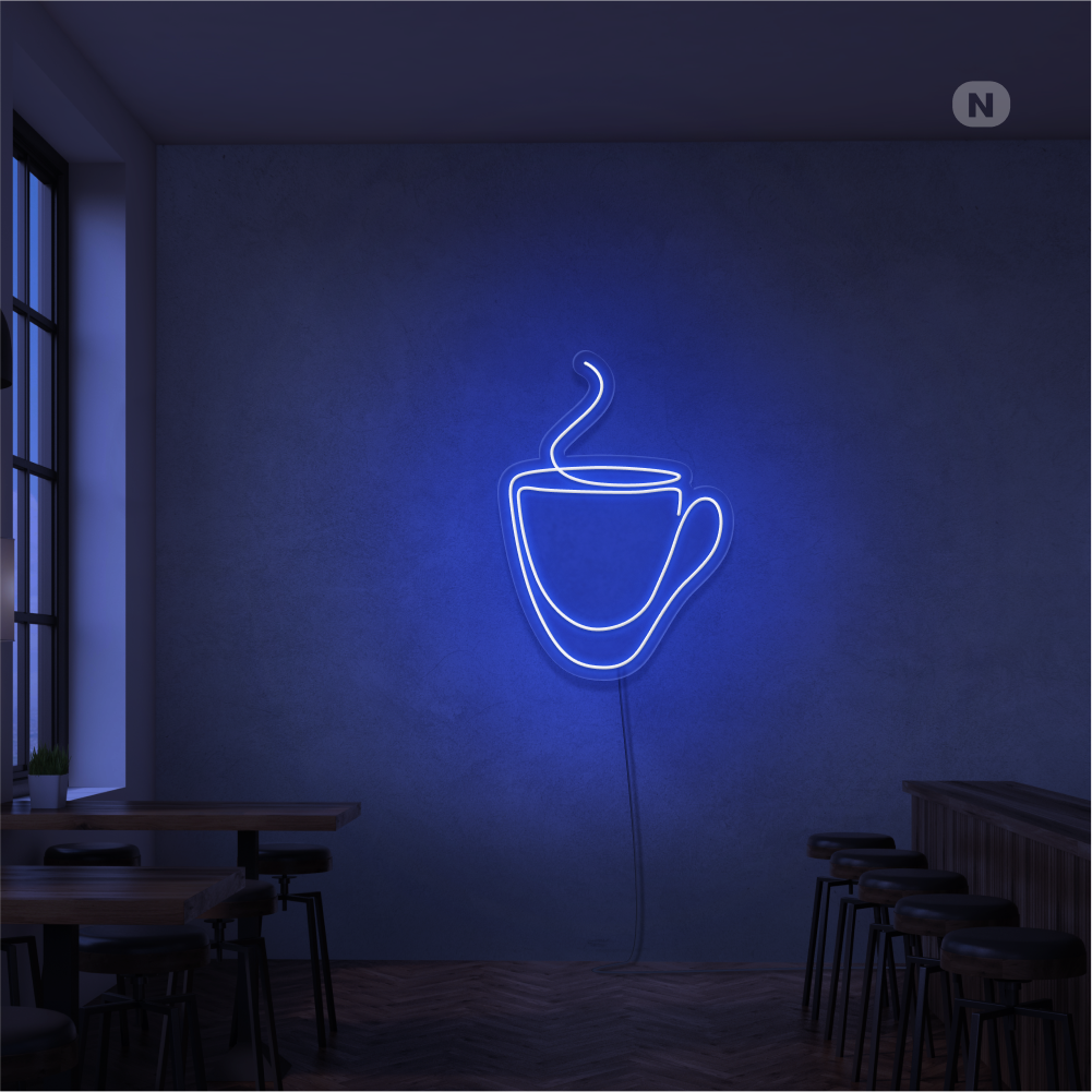 Insegna Al Neon Tazza da caffè