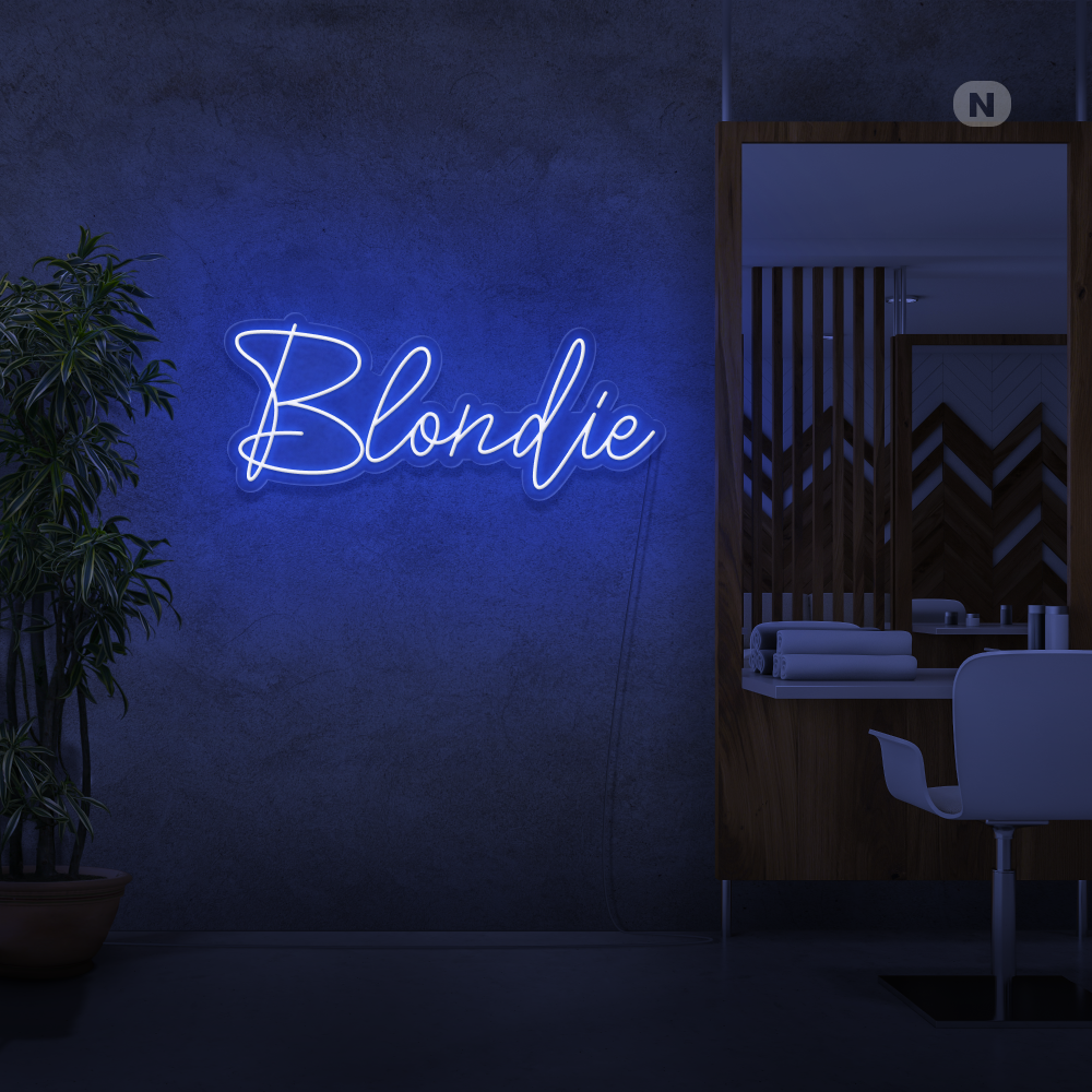 Insegna Al Neon Blondie