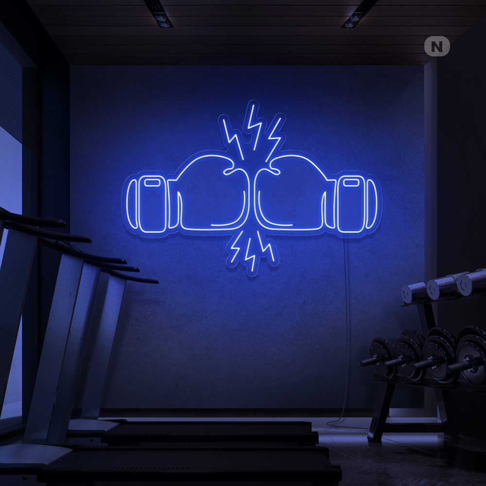 Insegna Al Neon Pugilato