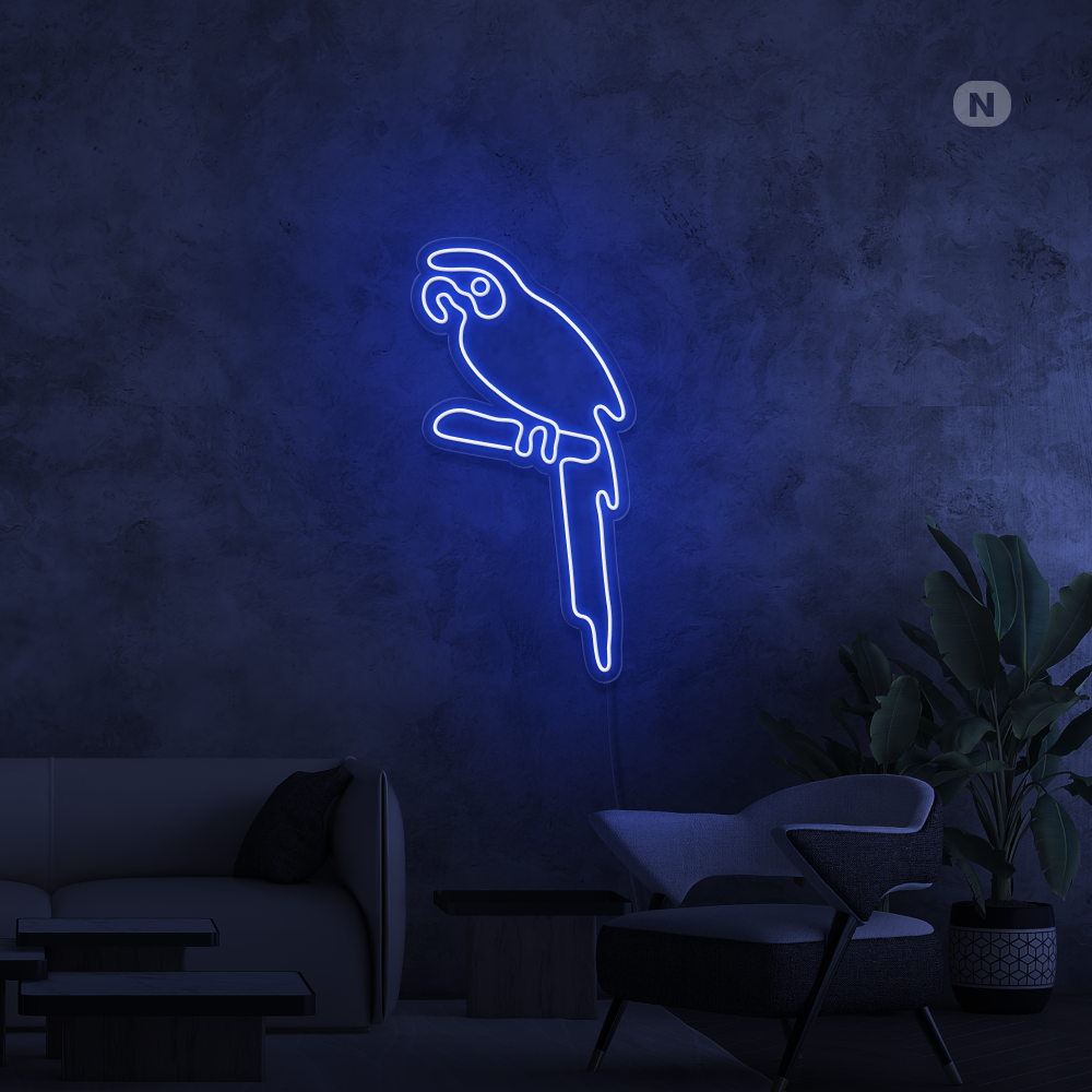 Insegna Al Neon Pappagallo