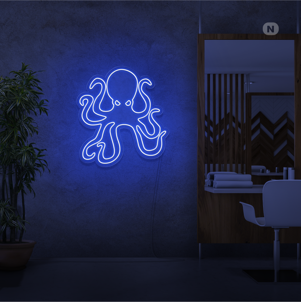 Insegna Al Neon Polpo
