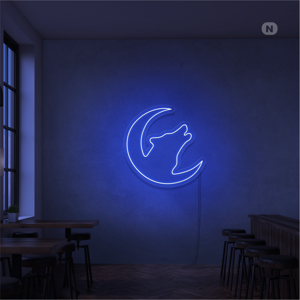 Insegna Al Neon Lupo