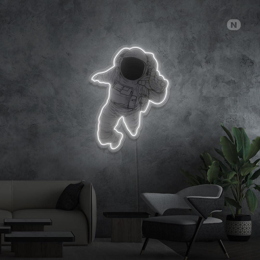 Insegna al neon Astronauta 2