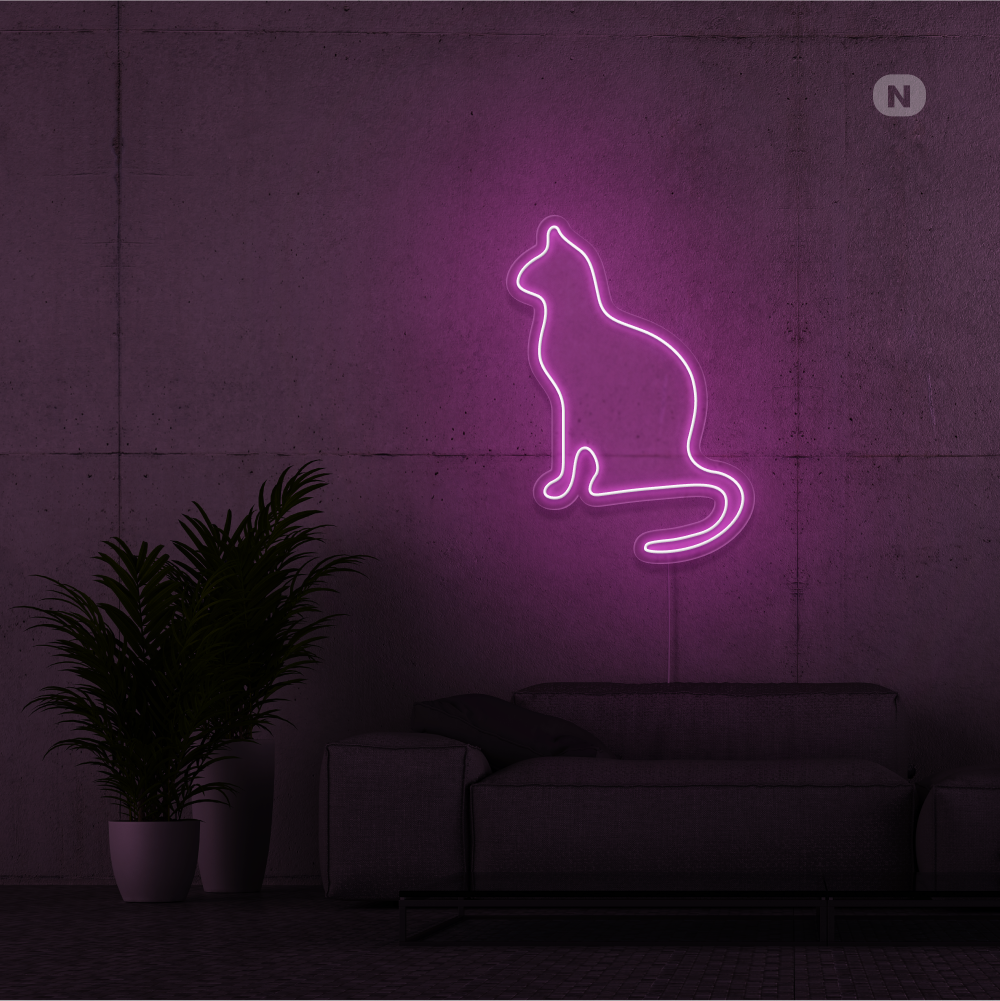 Insegna Al Neon Gatto